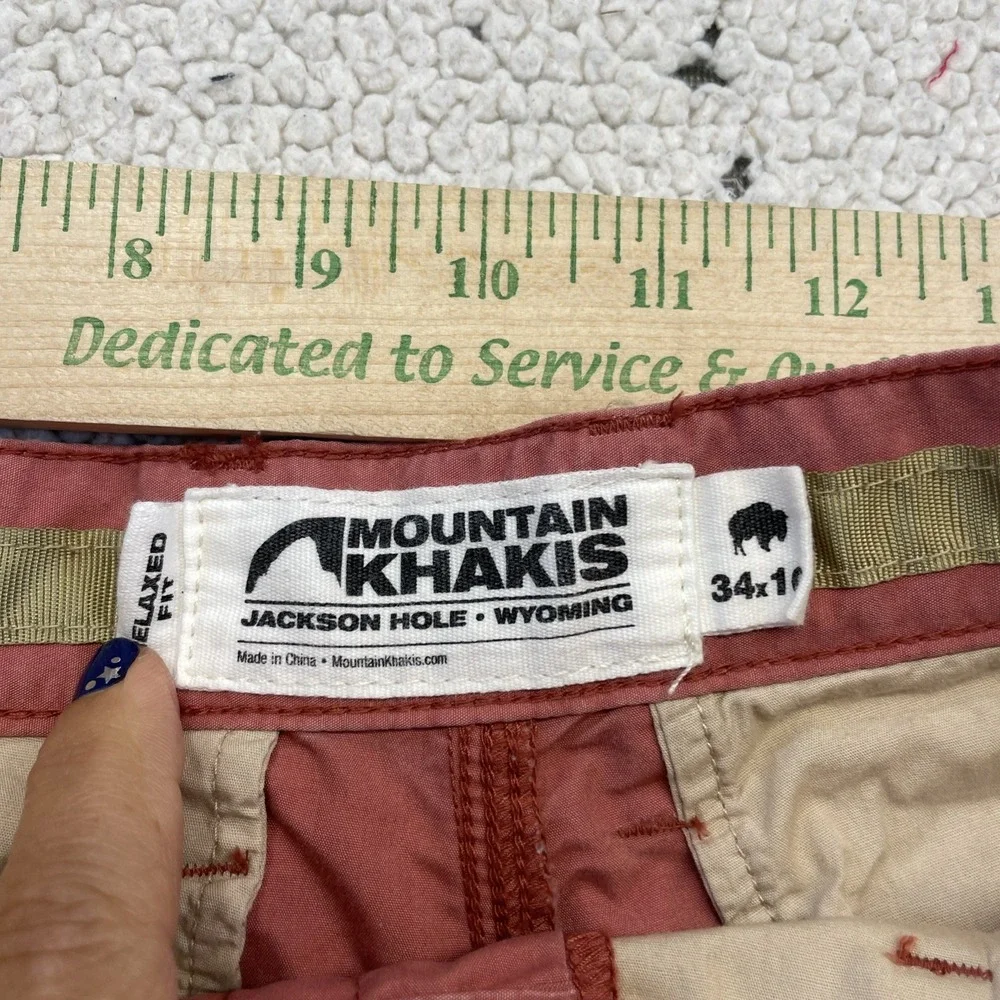 Mountain Khakis Poplin Shorts Men's 34 Khaki 8